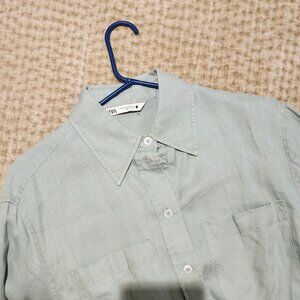 Zara Oversized Linen Shirt